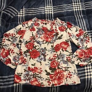 Loft Floral Print Women's Top
